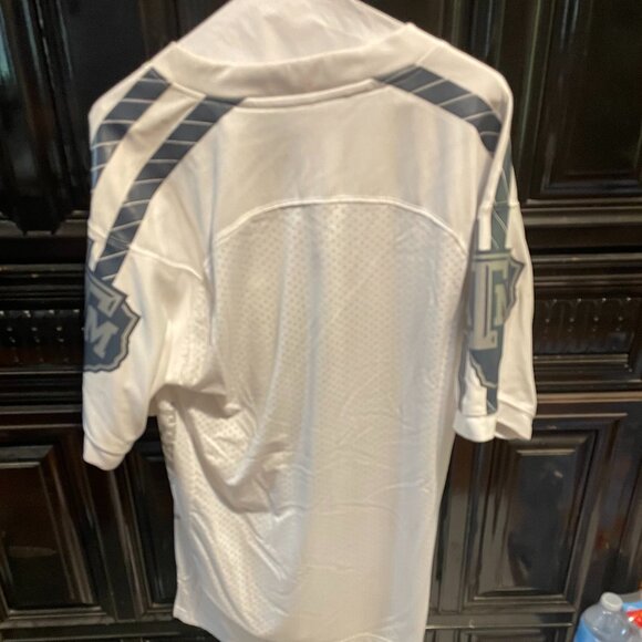 Texas A&M Aggies Adidas Icy White Jersey Mens S/M - Picture 6 of 6
